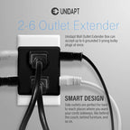 Multi Plug Outlet Splitter, Unidapt Multiple Outlets Extender Adapter - Image 2