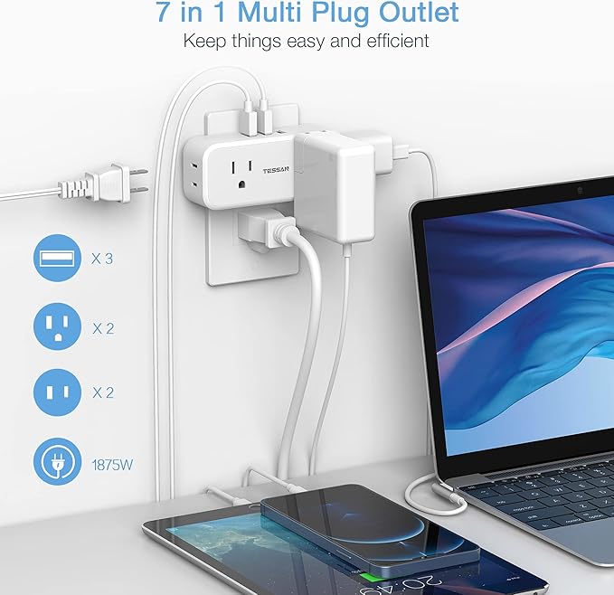 Multi Plug Outlet Splitter - Image 2