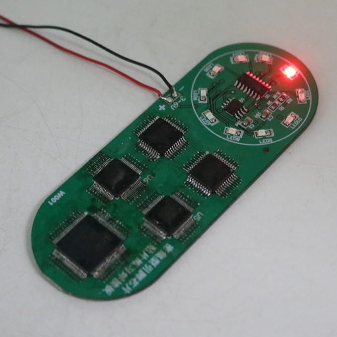 Soldering Practice Kit DIY Circular Red LED SMD Circuit Kit Learn Soldering Kit - Image 5