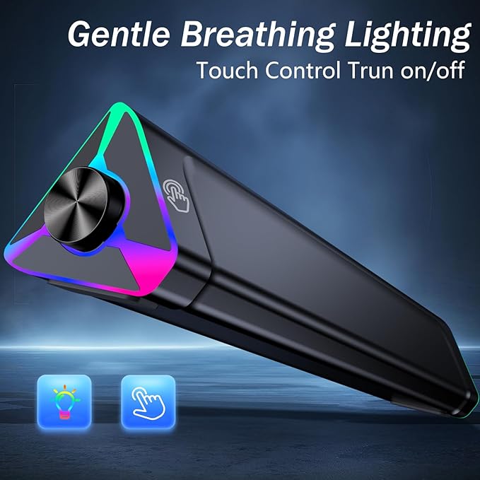 LENRUE Computer Speakers for Desktop, PC Speakers - Image 3