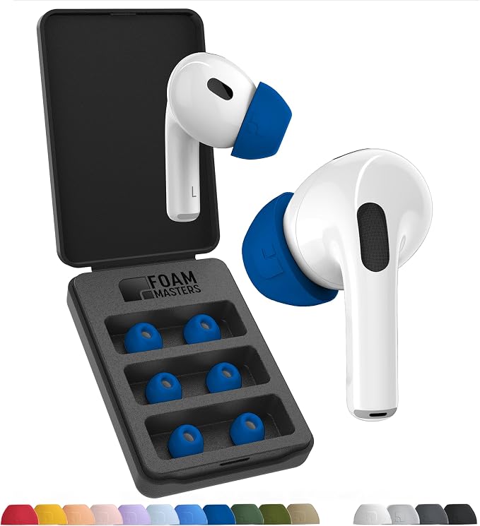 Foam Masters Ultra-Premium Memory Foam Ear Tips by AutoLinePro
