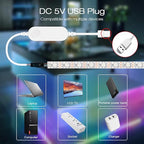 GLEDOPTO WLED ESP8266 Mini LED Strip Controller DC 5V USB RGB IC Digital - Image 4