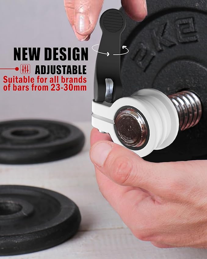 Mini Barbell Clips 1 inch I Multi-Size Adjustable Barbell Collar I 1 inch - Image 3