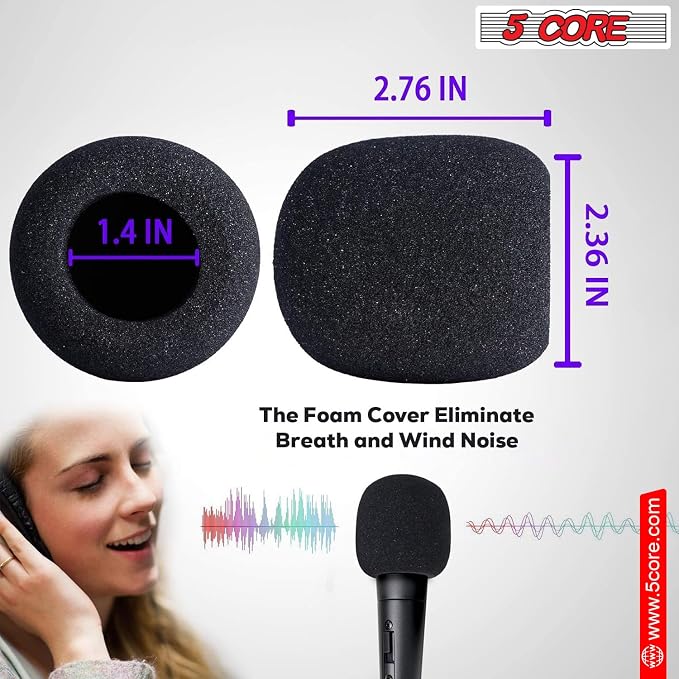 5Core Recordng Microphone Podcast Bundle Condenser w Microphone Arm Desk Mic - Image 6