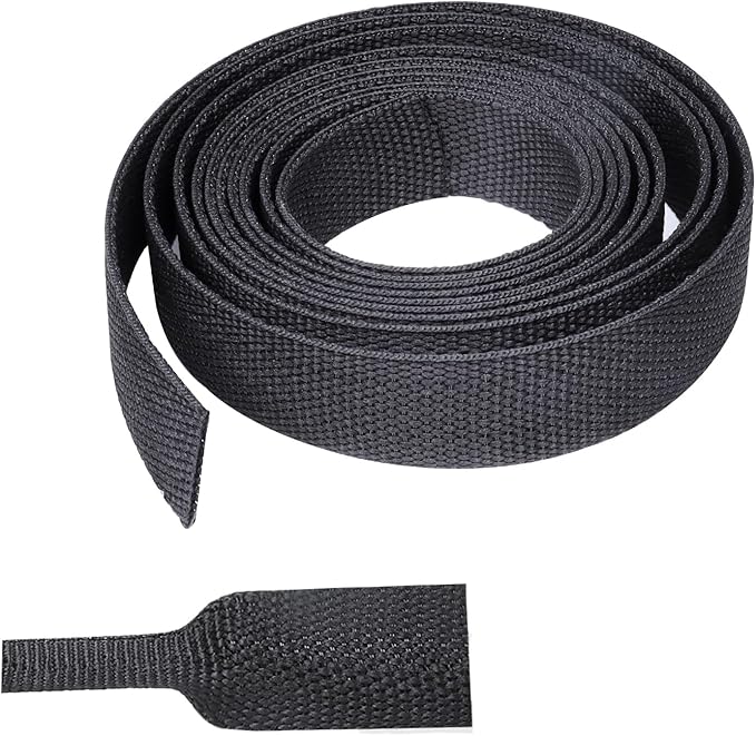 Braided Sleeving Heat Shrinkable Fabric 2:1 Ratio- Abrasion Protection by BuyUneed
