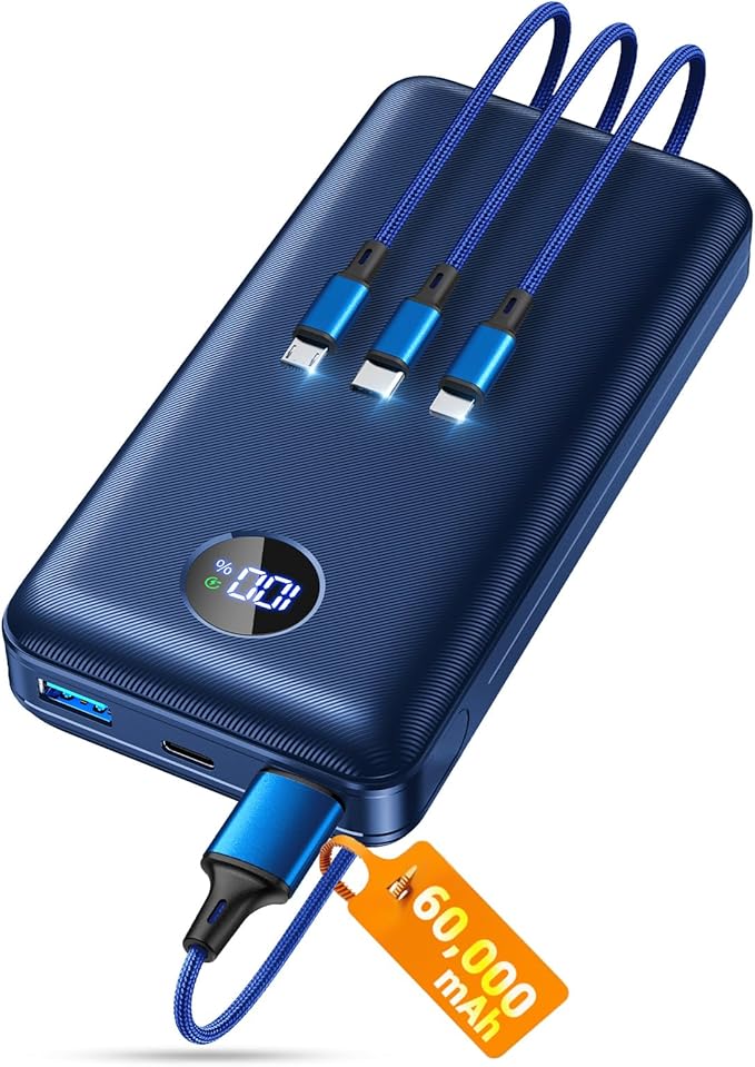 Portable Charger Power Bank, 60000mAh Battery Pack by Unknown