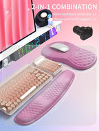 Hokafenle 2in1 Combination, Wave Keyboard Wrist Rest and Ergonomic Curvature - Image 5
