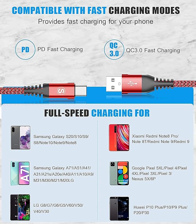 USB Type C Charger Cable, Power Charging Cable - Image 7