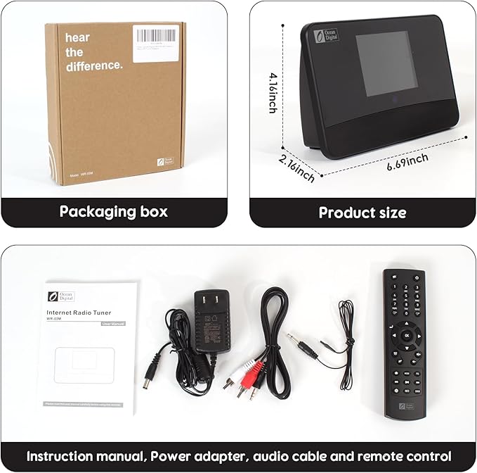 Ocean Digital WR-03M Internet Radio Receiver - Image 4