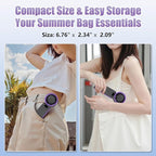 Portable Handheld Fan Rechargeable 100 Speeds Turbo Ice Cooling Fan Personal - Image 6