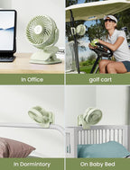 Shinebella AA Battery Powered Clip on Fan - Image 7