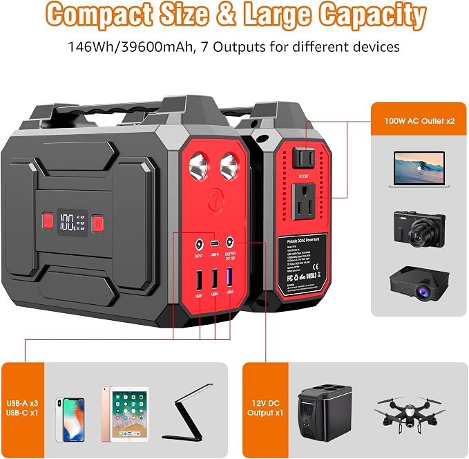 Apowking 146Wh Portable Power Bank - Image 4