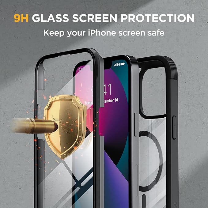 Miracase Magnetic Case for iPhone 13 Mini 5.4 Inch, - Image 6