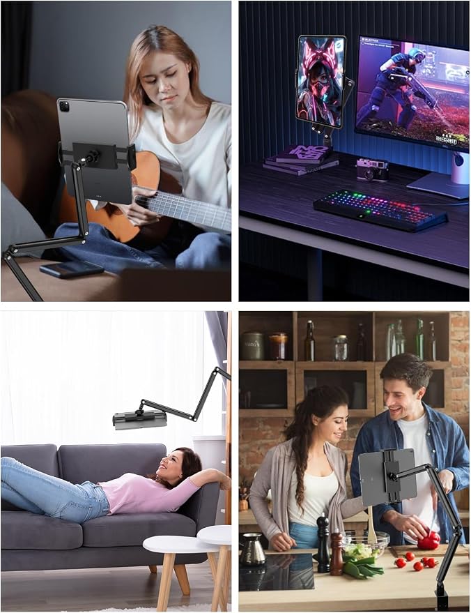 Adjustable Aluminum Tablet Stand, Foldable Arm - Image 6