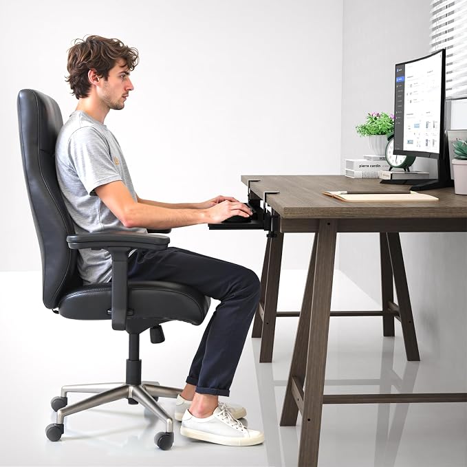 Ergonomic Keyboard Tray Under Desk Pull Out - Image 7