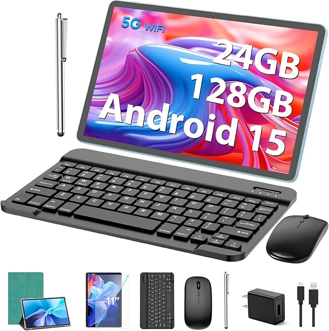 Android Tablet, 11 inch Android 15 Tablet by Suicoey