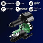 URVNS 240W USB C Car Charger, Super Fast Charging 4-Ports PD3.1 140W/PD3.0 100W - Image 6