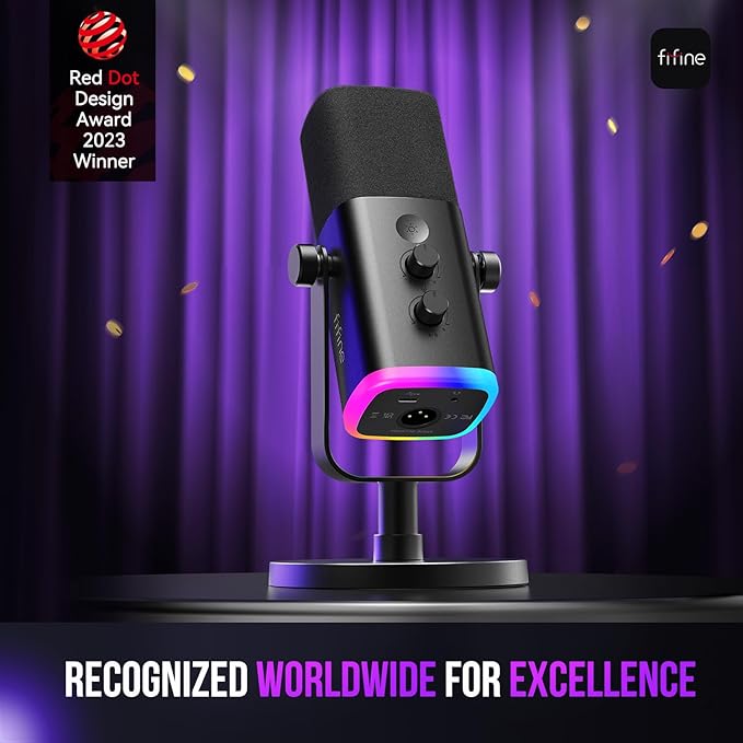 FIFINE USB/XLR Dynamic Microphone - Image 2