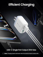 USB C Charger Block, EIZLXQ Type C Charger Fast Charging, 50W 5-Port USB Wall - Image 4