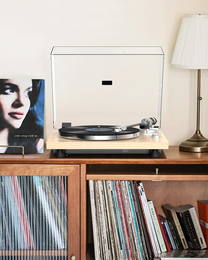 Turntable Record Player Wireless Output Carbon Fiber Tonearm Vinyl Player - Image 8