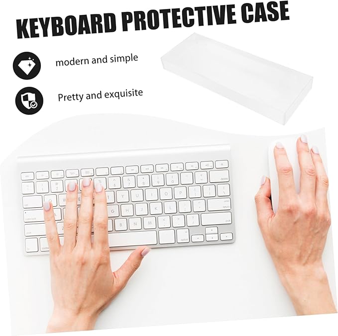 Acrylic Keyboard Dust Cover Clear Protective Hood - Image 5
