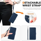 TUCCH Case for Galaxy S25 Plus, 2 in 1 Magnetic PU Leather Wallet - Image 6