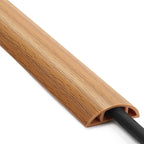 Floor Cord Cover 10ft, Cord Hider Floor Yellow Oak Wood, Floor Cable Management by ZhiYo