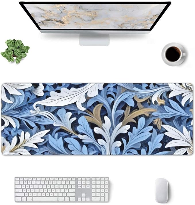 Gaming Mouse Pad, Large Non-Slip Rubber Base Mousepad, Keyboard Mouse Mat - Image 3
