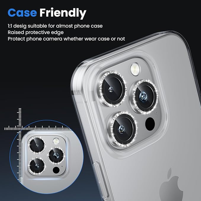 WSKEN for iPhone 16 Pro/iPhone 16 Pro Max Camera Lens Protector - Image 5