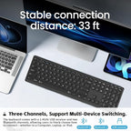 K9300 Wireless Bluetooth Keyboard, Support Multi Device Switching, Full Size - Image 3