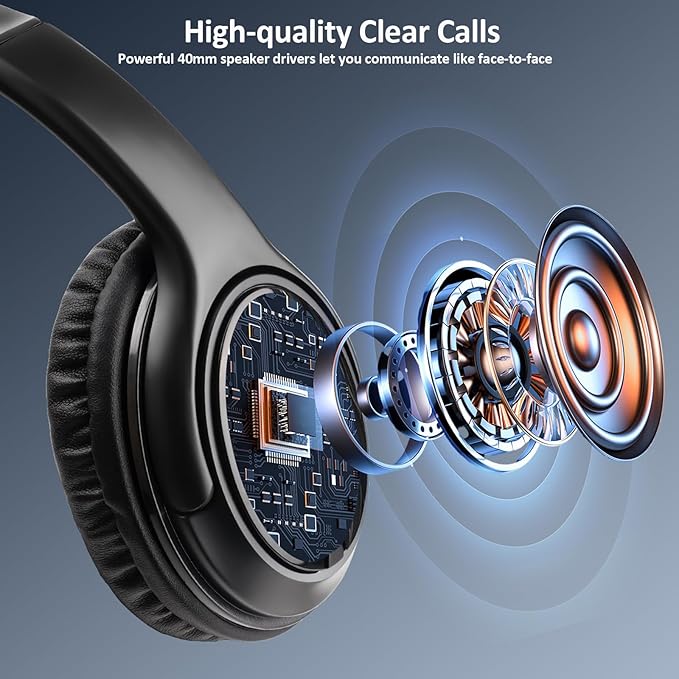 MKJ USB Headset with Noise Canceling Microphone, Crystal Clear Sound Office - Image 5