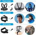 Accessories Kit for DJI Osmo Action 5 Pro/4/3 Black, SGIP Waterproof Protective - Image 4