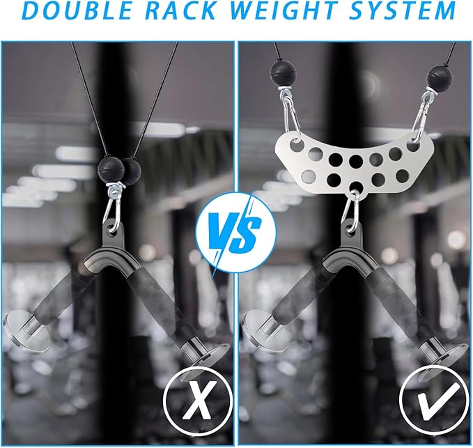 Double to Single Adaptor Plate for Cable Pulley Machines Durable Solid - Image 2