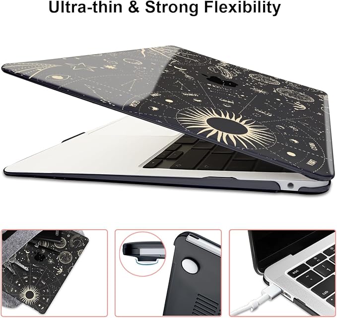 Compatible with MacBook Pro 13 inch Case 2022 2021-2016 A2338 M2/M1 A2251 A2289 - Image 6