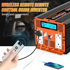 5000W Pure Sine Wave Power Inverter 12V DC to 110V 120V Converter - Image 3