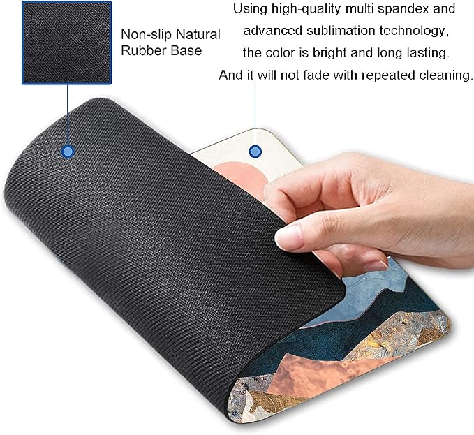 Mountain Mouse Pad, Natural Art Mouse Pad, Mouse Mat Square Waterproof Mouse - Image 2