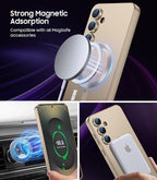 Magnetic for Samsung Galaxy S25 Case Slim Soft Silicone Bumper Shockproof - Image 3