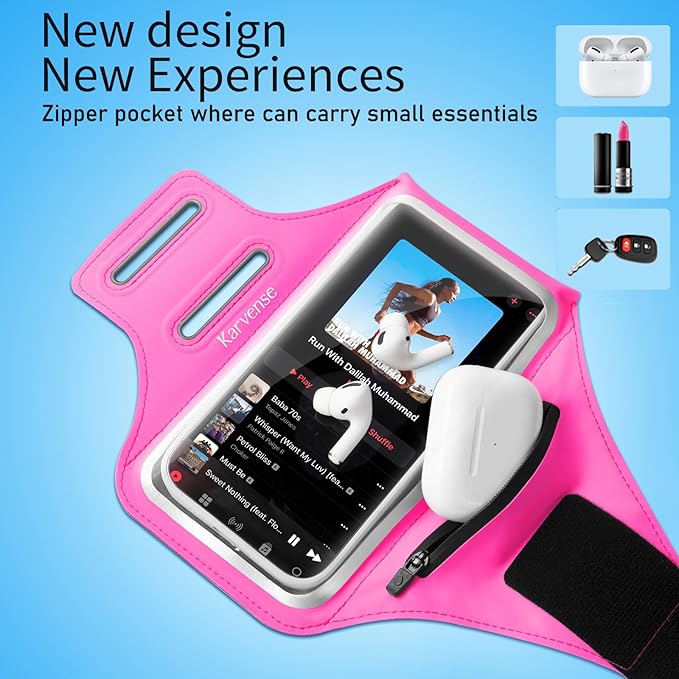 Running Phone Holder, Arm Band for Running for iPhone & Samsung Galaxy - Image 2