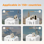 TESSAN Universal Travel Adapter, Power Adapter Worldwide - Image 2