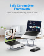 Laptop Cooling Stand with Detachable Thermoelectric Cooler, Adjustable Height & - Image 3