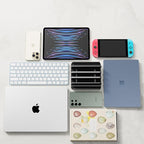 Vertical Laptop Stand Holder 5 Slots, Aluminum Space-Saving Laptop Holder - Image 7