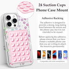 Silicone Suction Phone Case Mount, Non Slip Sticky Phone Grip - Image 6