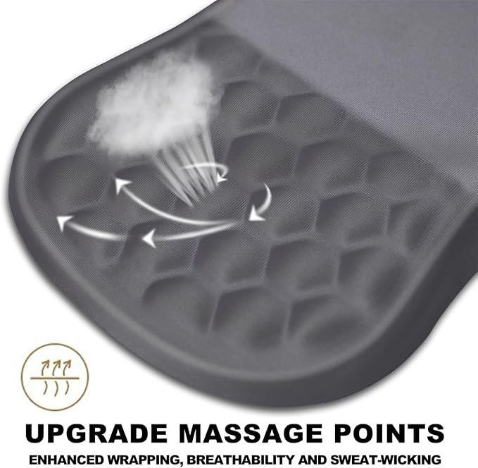Mouse Pad Wrist Support, Ergonomic Mouse Pad - Image 2