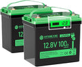 12V 100Ah Mini LiFePO4 Lithium Battery, 12V Deep Cycle Lithium Rechargeable by HYSINCERE