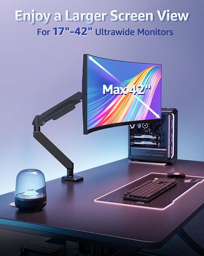 MOUNTUP Heavy Duty Single Monitor Arm - Image 5
