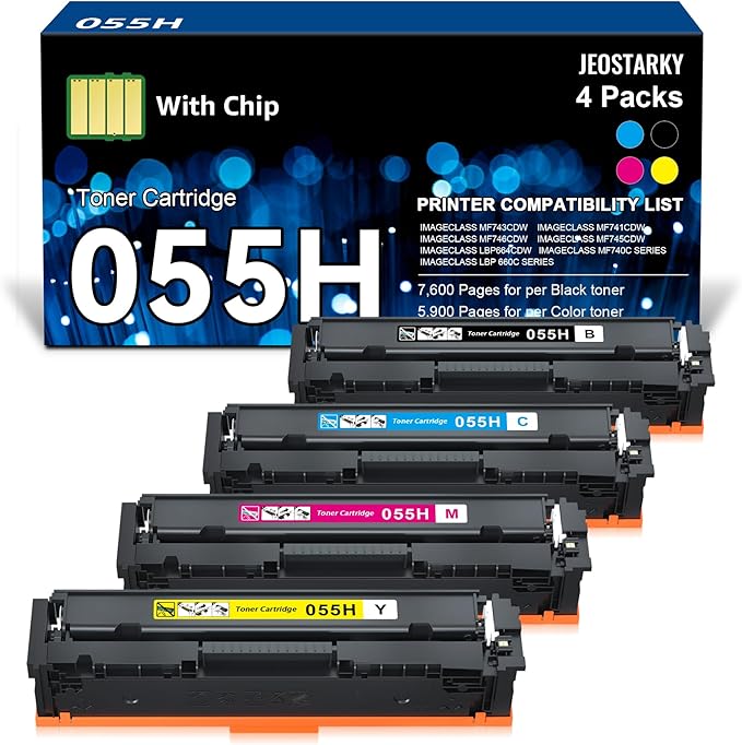 055 High Capacity Toner Cartridge Replacement by Jeostarky