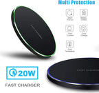 Fast Wireless Charger, 20W Max Wireless Charging Pad Compatible - Image 4