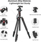 SmallRig Camera Tripod, 360°Ball Head Detachable, Payload 33lb, Adjustable - Image 4