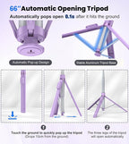 TONEOF 66" Automatic Tripod, Auto-Open Phone Tripod Stand - Image 2