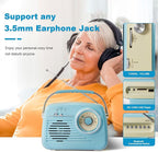Portable Am Fm Radios, Radio Bluetooth Support Battery Operated and Plug in Wall - Image 5